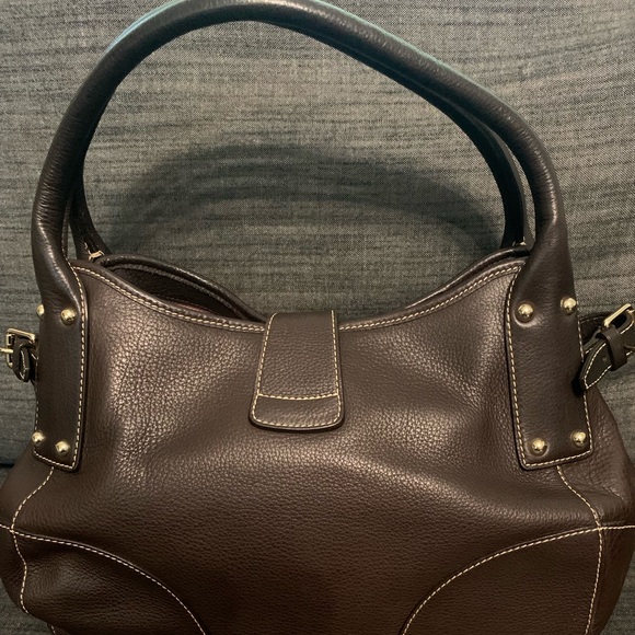 Dooney and Bourke medium logo lock satchel - Picture 2 of 8